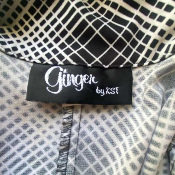 Black & White Checkered Print Dress - Picture 7 of 8